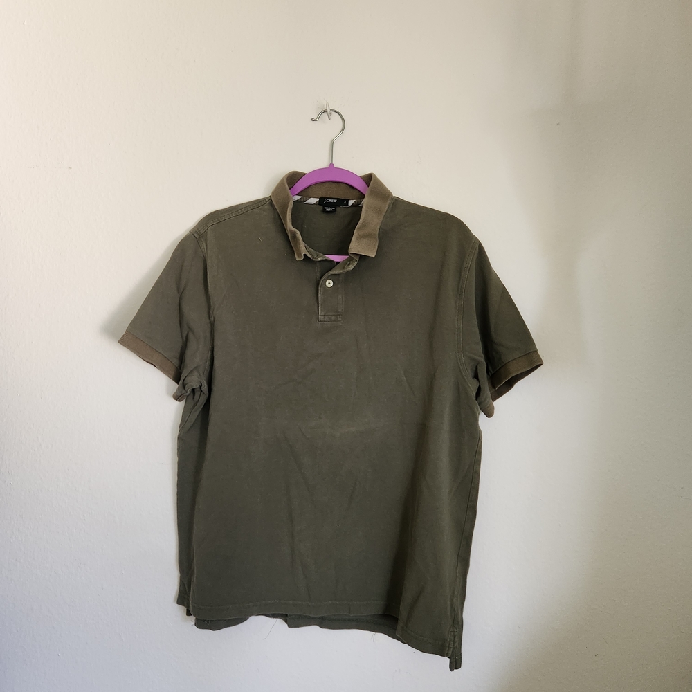 J. Crew Khaki Polo Shirt
